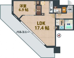 東中野駅 徒歩5分 10階の物件間取画像